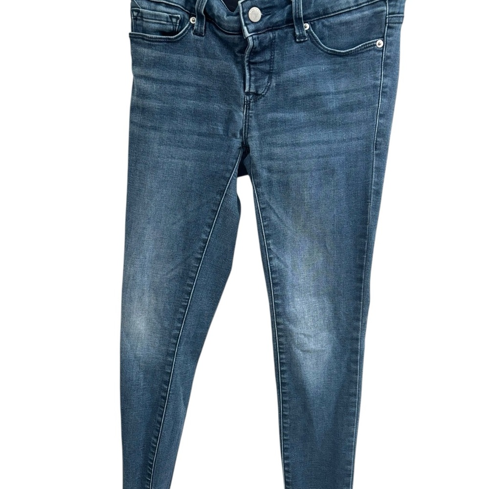 Blanqui skinny jeans dark wash maternity pregnancy stretch panel pants